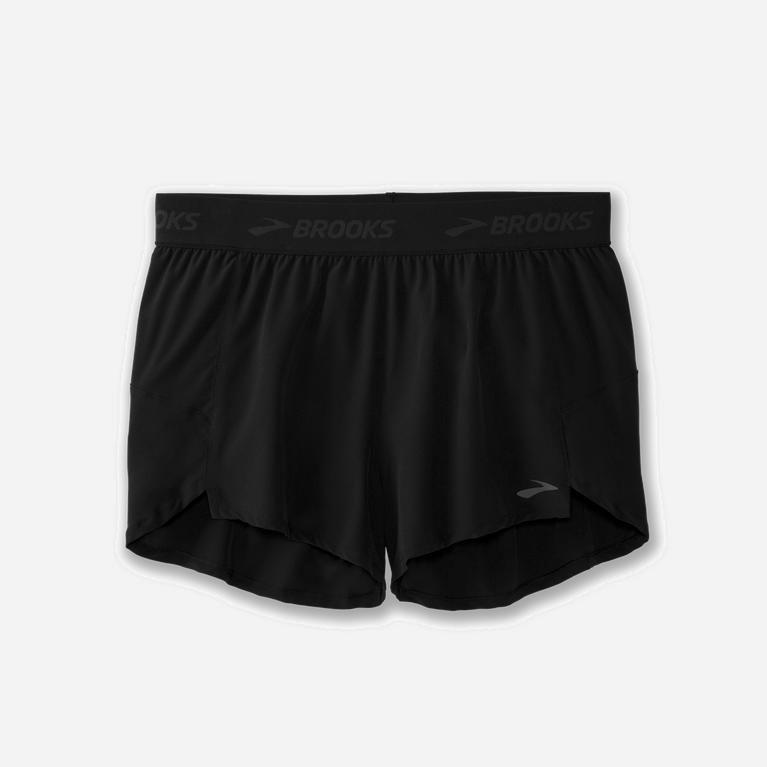 Brooks Chaser 3 NZ - Women's Running Shorts - Black (79852-XKNI)